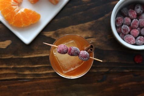 Autumn Cranberry Old Fashioned - Garnish