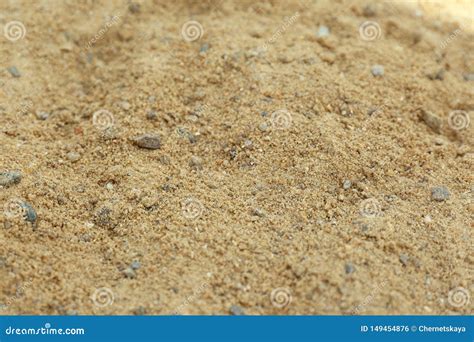 Textured Sandy Soil Surface As Background Stock Photo - Image of dust ...