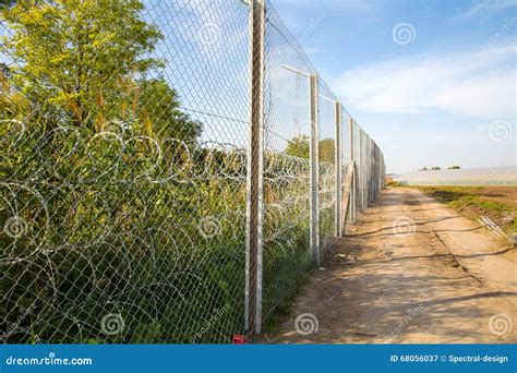 The Fence Protecting the Border between Hungary and Serbia Editorial ...