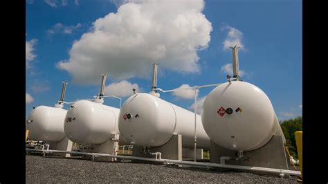 GasTec Bulk Propane Plant Installation - 30,000 Gallon Propane Tanks ...