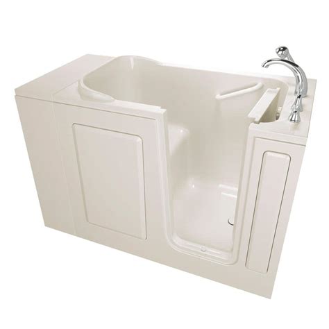 Safety Tubs Value Series 48 in. x 28 in. Walk-In Soaking Tub in Biscuit-SSA4828RS-BC - The Home ...