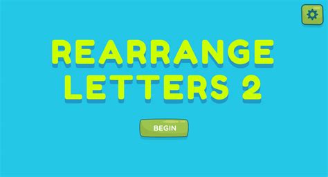 Rearrange Letters 2 - HTML5 Game by demonisblack | CodeCanyon