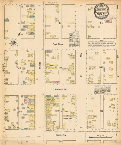 Sanborn Fire Insurance Map from Hailey | Idaho Sanborn Maps