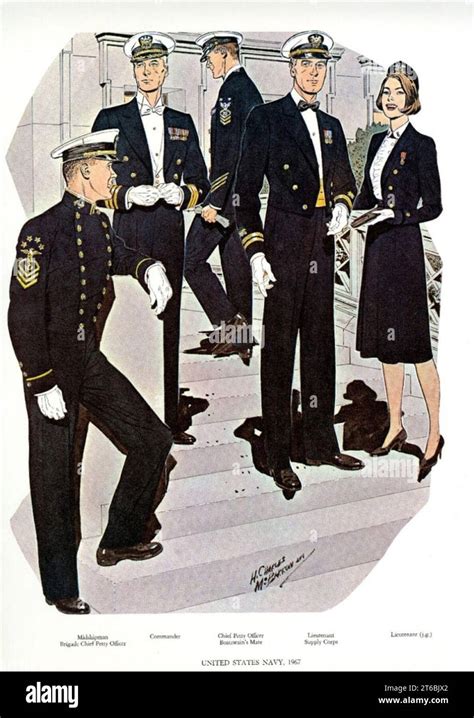 USN Uniforms, 1967 Stock Photo - Alamy