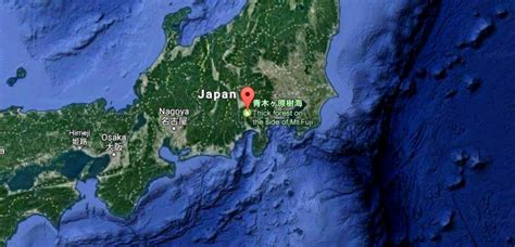 Aokigahara Map