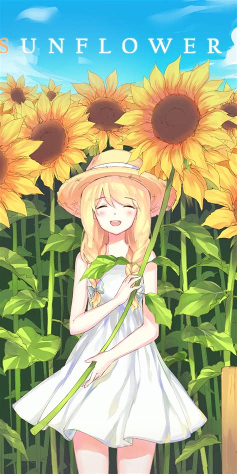 Anime Original (), Anime Sunflower HD phone wallpaper | Pxfuel