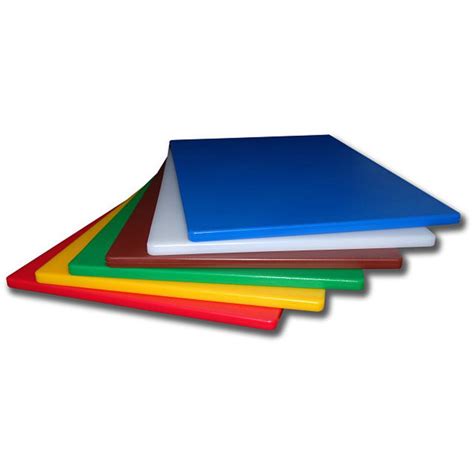 【WUCHT】Set of 6 Colors of Plastic Cutting Board 35 x 25 x 1cm / PE ...