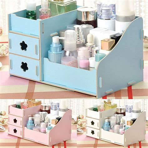 Wooden Cosmetic Organizer and Storage Box - Tanga