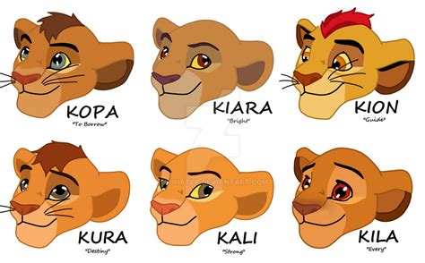 Children Of Simba and Nala by DuhaTLK on DeviantArt