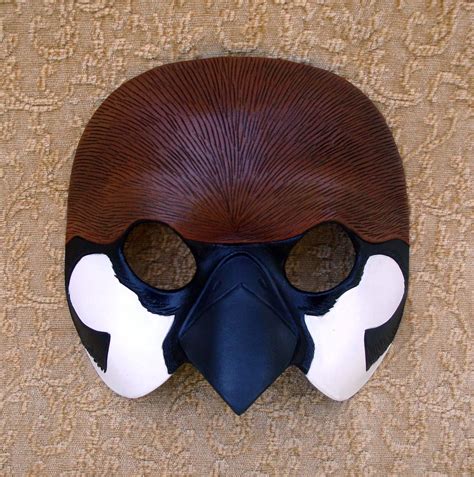 Sparrow Mask... handmade limited edition leather mask by Merimask