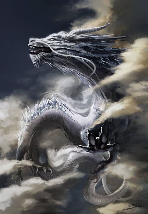 White dragon by Skyrawathi on DeviantArt | Dragon artwork, White dragon, Mythical creatures