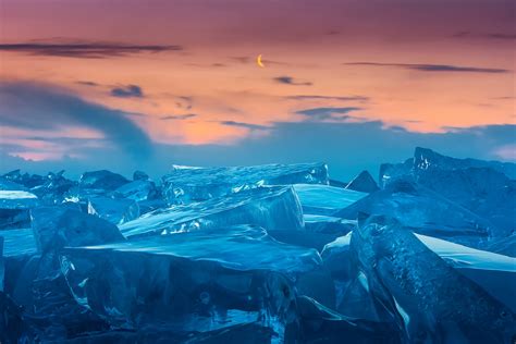 Lake Baikal, ice wallpaper | nature and landscape | Wallpaper Better