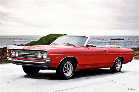 1968 Ford Fairlane 500 Convertible Photograph by Dave Koontz - Pixels