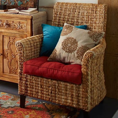 Pier 1 - Chair and cushion - Calliope Spice Tufted Large Contour Chair ...