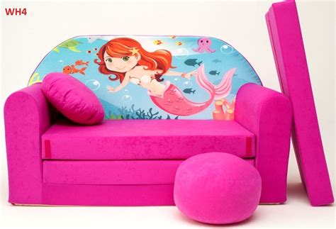 Childrens sofa bed type W, Fold Out Sofa Foam Bed for children + free ...