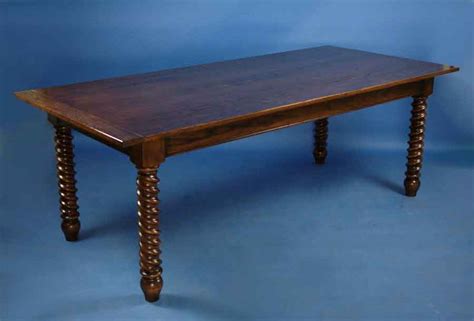 Oak Farmhouse Dining Table For Sale | Antiques.com | Classifieds