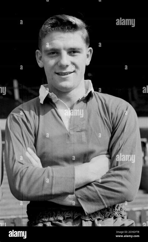 Manchester united player duncan edwards Black and White Stock Photos ...