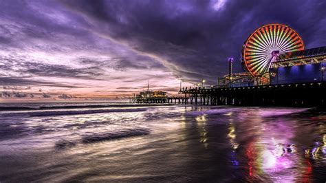 Santa Monica Sunset Wallpapers - Top Free Santa Monica Sunset ...