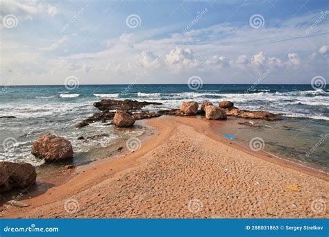 The Waterfront of Tyre City, Lebanon Stock Image - Image of ancient ...