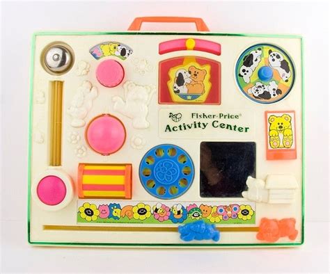 Vintage Fisher Price Activity center 1980s by CrystalBlueVintage