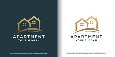 Apartment logo design template Premium Vector 12933772 Vector Art at ...