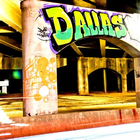 Dallas in Graffiti Letters