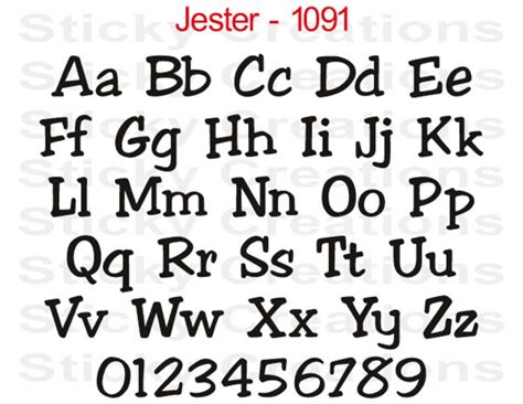 Custom Text Jester Font Customized Personalized Letters Name - Etsy Sweden