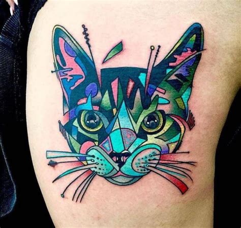 50 Cutest Cat Tattoos Designs & Ideas (2018) - TattoosBoyGirl