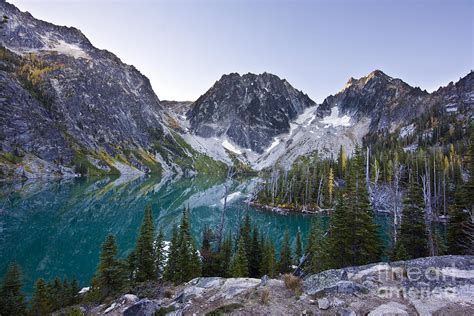 Lake Colchuck Sunrise Photograph by Mike Reid - Fine Art America