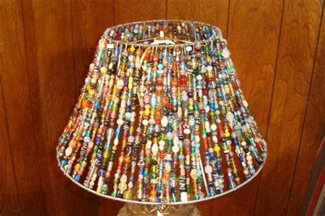 15 Amazing DIY Lamp Ideas | Beaded lampshade, Beaded lamps, Lamp shade frame
