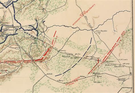 Chancellorsville Battle Map with All Three Days – Battle Archives