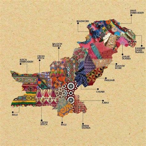 These Beautiful Maps Highlight the Embroidery Techniques of India and ...