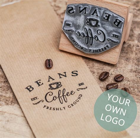 Business Logo Stamp Custom Company Logo Stamp Eco Friendly - Etsy