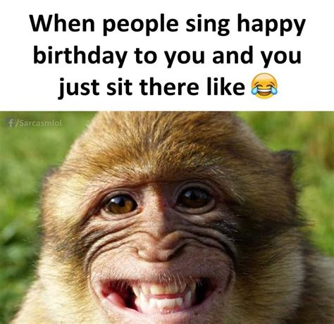 #meme #happybirthday #bday #awkwardmoments #monkey | Memes hilarious ...