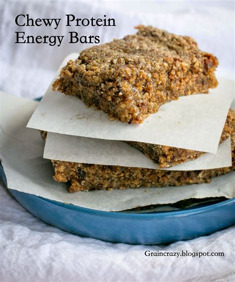 Grain Crazy: Chewy Protein Energy Bars