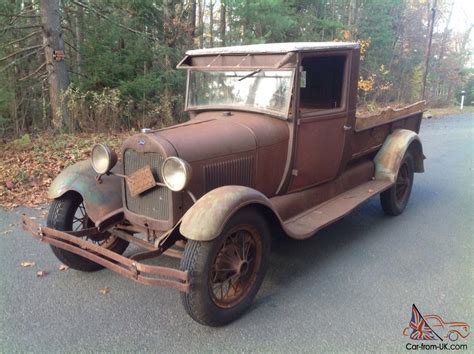 1928 Ford Model aa Express barn find patina