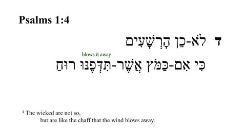 Psalm 1 -- Hebrew Bible Speaker with English Captions - YouTube