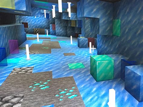 [Bedrock] The Crystal Ice Cave : r/Minecraft