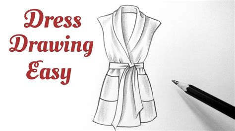 How to draw a beautiful girl dress drawing design easy Fashion ...