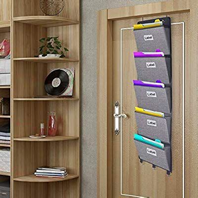 Amazon.com: Homyfort Over The Door Hanging Organizer Wall Mount Fabric ...