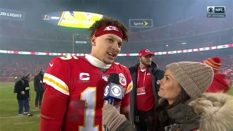 Patrick Mahomes Post Game Interview | Chiefs vs Texans - YouTube