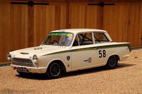 Lotus Cortina Mk1, 1964. Race prepared and been converted from a road ...