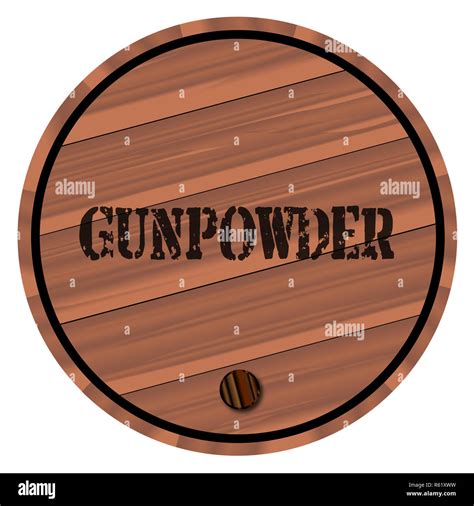 Isolated Gunpowder Keg Stock Photo - Alamy