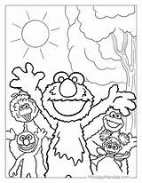 Elmo Name Coloring Pages sketch template