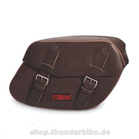 88348-10 Distressed Brown Leather Saddlebags at Thunderbike Shop