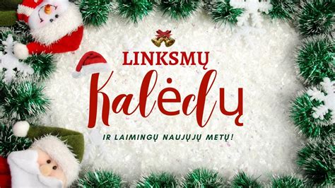 How to Say ‘Merry Christmas’ In Lithuanian Language