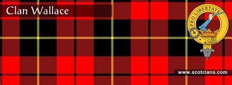 Clan Wallace Tartan and Crest http://www.scotclans.com/scottish_clans ...