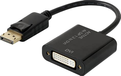 Adaptateur DisplayPort, DVI Digitus AK-340409-001-S [1x DisplayPort mâle - 1x DVI femelle 24+5 ...