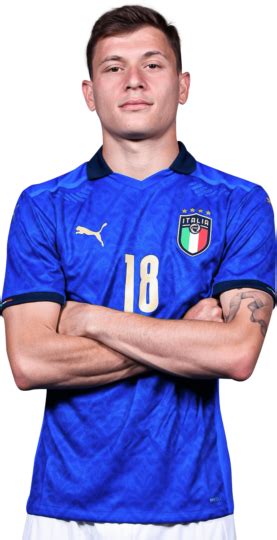 Nicolo Barella Italy football render - FootyRenders