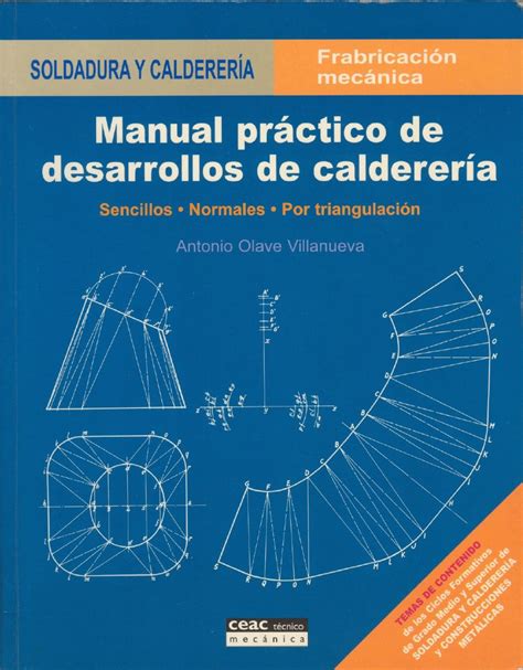 Calderería 1 | Calderería, Libro de dibujo tecnico, Planos mecanicos